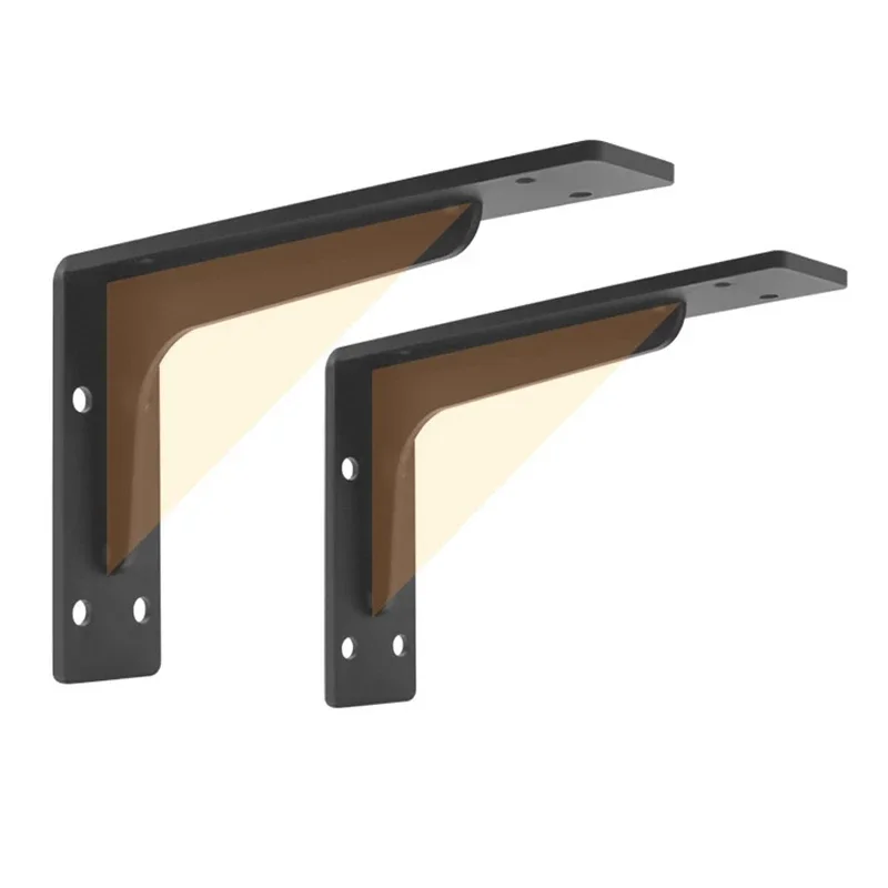 1PCS Thickened Heavy-Duty Triangular Bracket Wall Fixed Layer Plate Bracket Storage Rack Suspended TV Cabinet Hidden Suspended