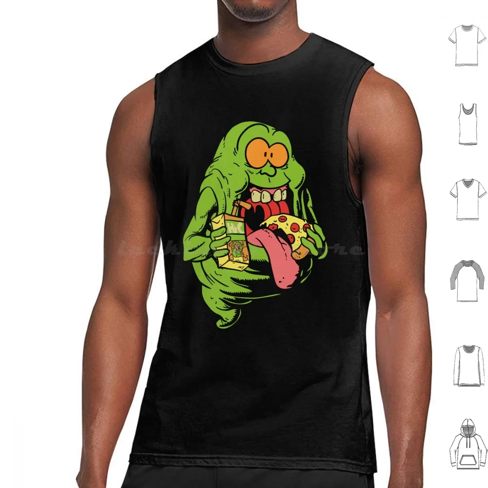 Copy Of Ghostbusters Tank Tops Vest Sleeveless Ghostbusters Ghost Slimer Ecto 1 Funny Vintage Film Movie Comedy Venkman Buster