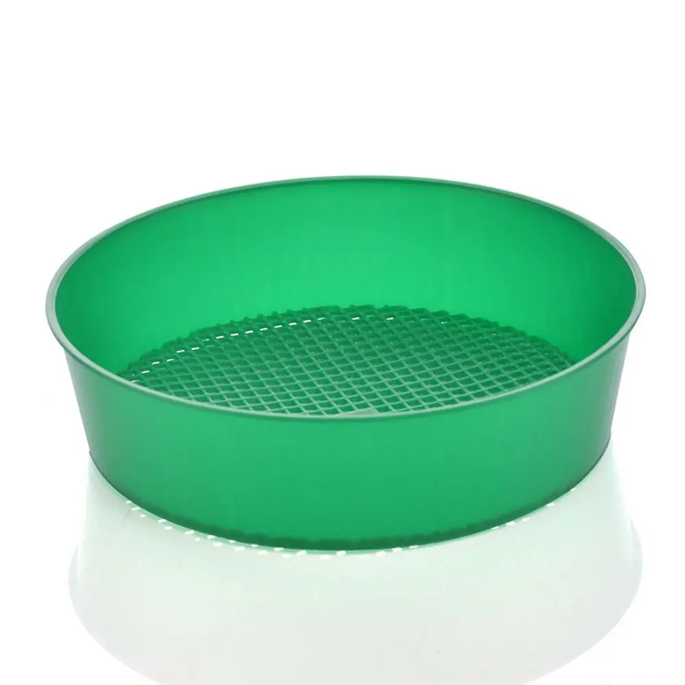 Gardening Tool Green Garden Sieve Plastic Washable Soil Sieve Portable Rock Sifter Sand Soil Compost Stone
