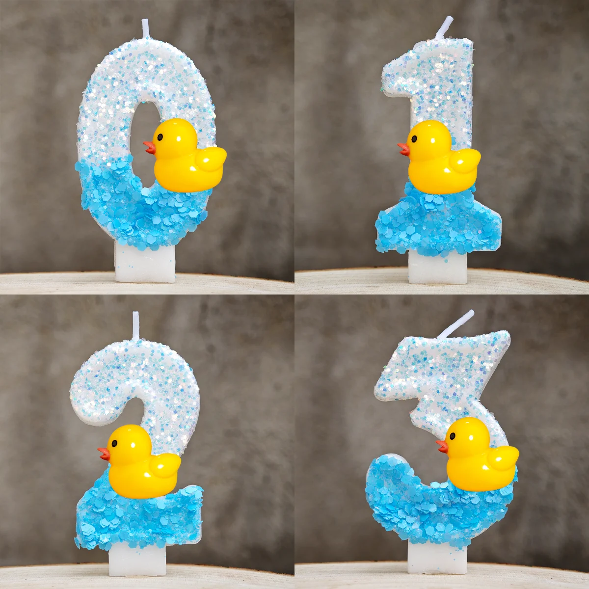 Gelbe Enten-Kerzen Geburtstagskerzen Kreative Niedliche Geburtstagsdekoration Kerzen Kindergeschenk Deko