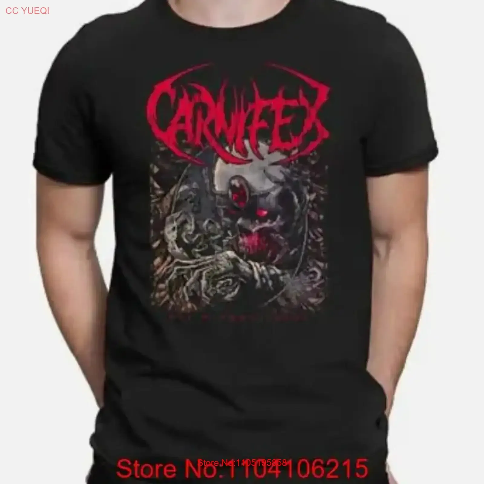 أفضل لشراء قوالب شعبية بدون أمل Carnife x American S 5XL صنع في الولايات المتحدة تي شيرت عتيق مغسول قابل للتنفس جرافيك غير رسمي #1