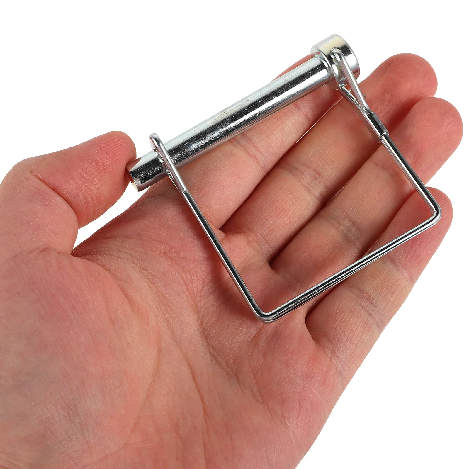 

10Pcs Locking Pin Square Design Spring Steel Hitch Pin for Trailer Rv Trailer Hitch Lock Pins Heavy Duty Tow Receiver Coupler