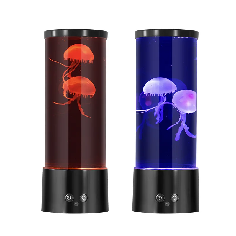 Nuova ed esotica lampada creativa per meduse LED che cambia colore USB Night Light Home ornamentale Atmosphere Light Gifts