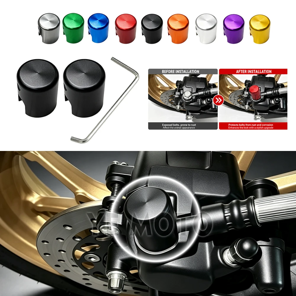 M10 Motorcycle Brake Caliper Banjo Bolts Screws Protector Decorative Cover FOR YAMAHA BMW Benelli Kawasaki Ducati Honda