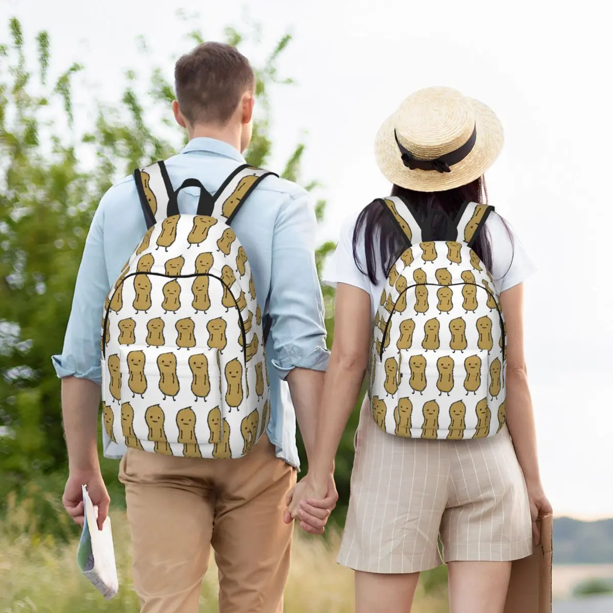 Peanut Backpack Hot Sale Daypack Large Capacity Kids BookBag School Bag Shoulder Bags for Men Women