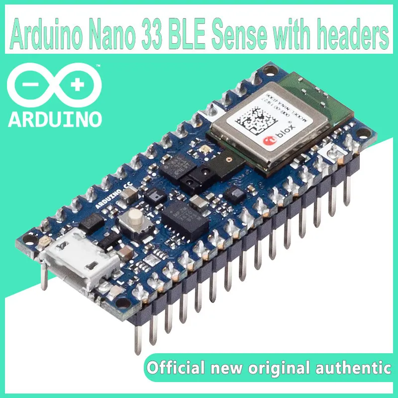 

Arduino Nano 33 BLE Sense with headers ABX00035 nRF52840 datasheet Development board Official new original authentic