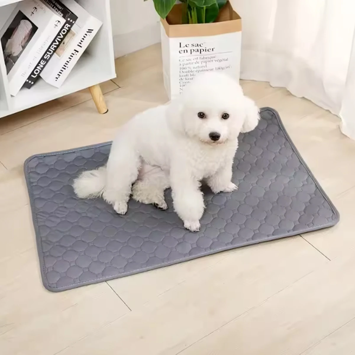 Dog Pee Pad Reusable Washable Dog Urine Mat Car Seat Floor Sofa Waterproof Absorbent Puppy Cat Training Diaper Mat Pet Supplies view 3