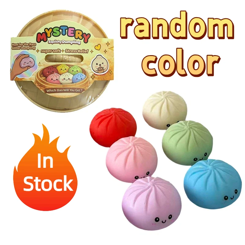 Hot Sale New Giant Dumpling Squishy Super Soft Slow Rising Squeeze Stress Relief Realistic Decompression Sensory Fidget in stock