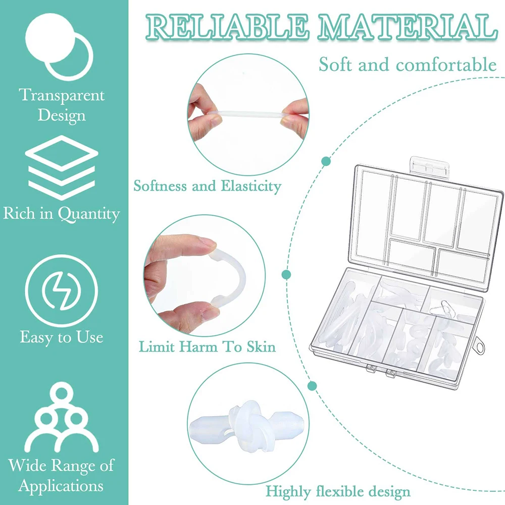 1 مجموعة النظارات التجنيب مجموعة مكافحة زلة لاصق نظارات مخدة أنف للنظارة سيليكون الأذن السنانير أصحاب لملحقات النظارات