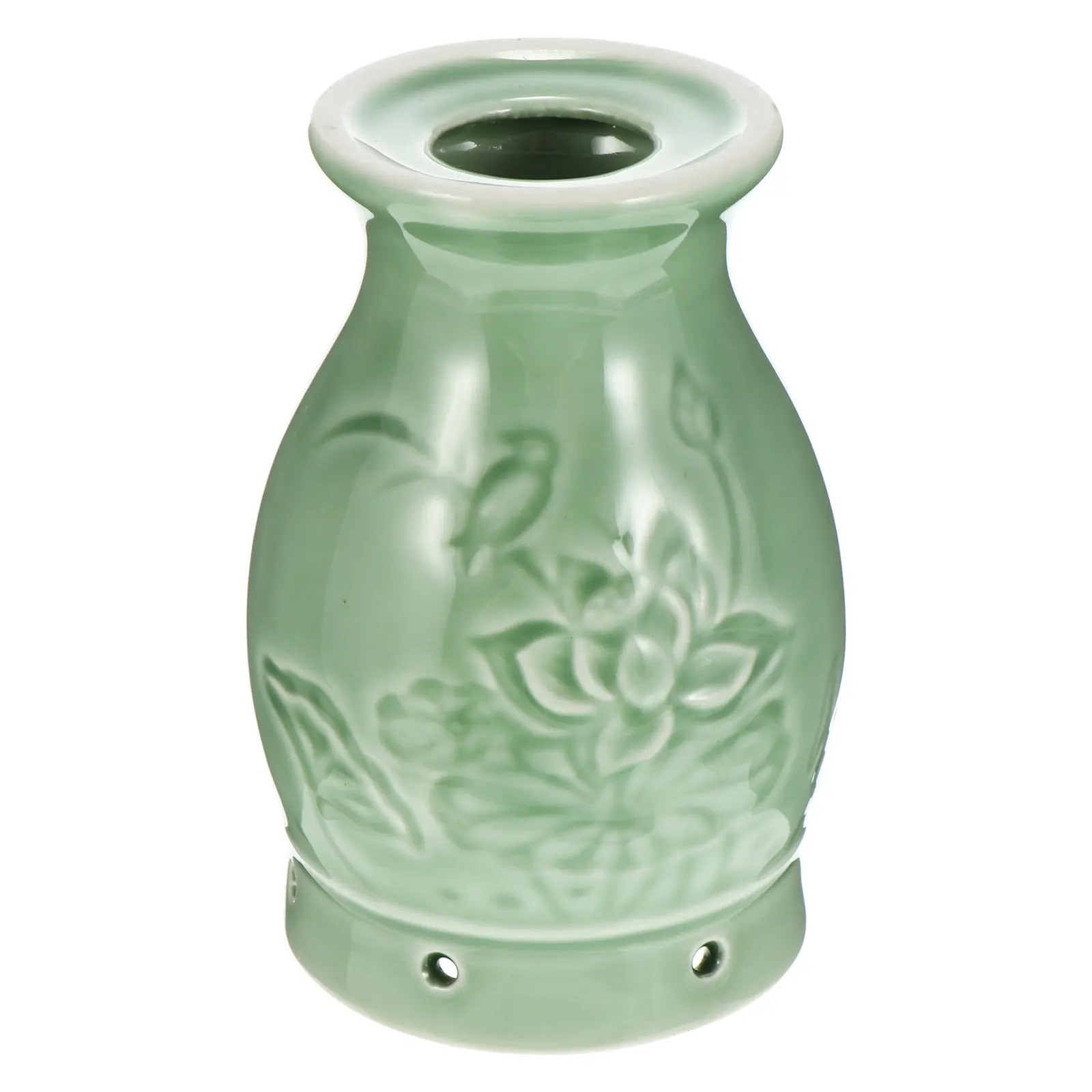 1Pcs Moxibustion Pot Ceramic Moxa Stick Burner Ergonomic Portable Guasha Cup Body Care Scraping Massager Pot Portable Guasha Cup