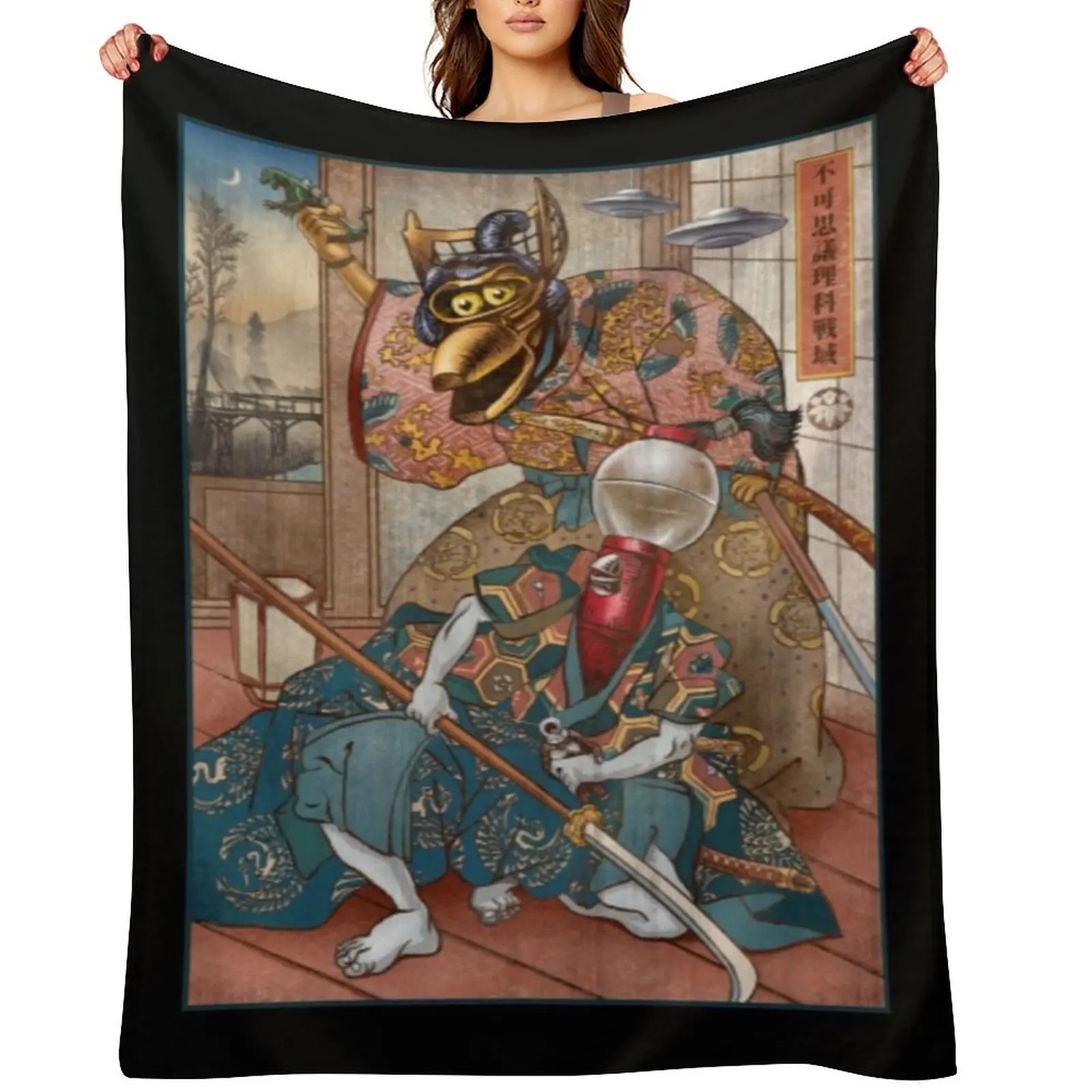 

Mst3k T-ShirtMystery Science Kabuki Throw Blanket Winter beds Weighted Retros Nap Blankets