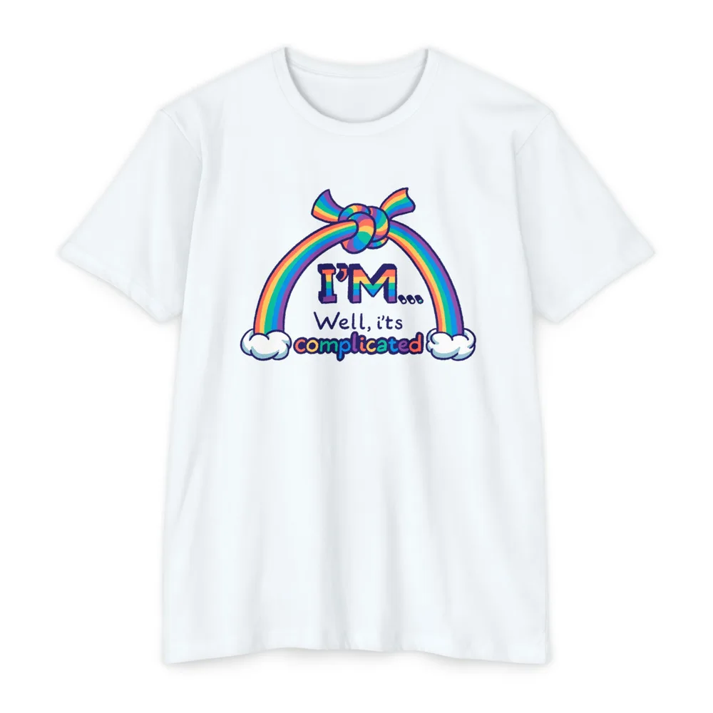 I'm Well, It's Complicated Strong Rainbow Unisex T-ShirtHigh Quality 100%Cotton Short Sleeve