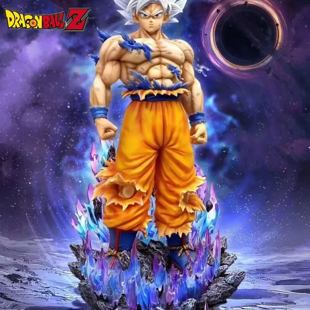 Dragon Ball Action Figure Gk Super Figures Ultra Instinct Goku Anime Figure Pvc Action Figures Collection 33cm Creative Gifts