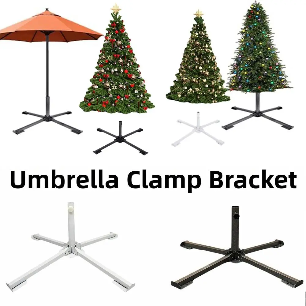 Sturdy Adjustable Umbrella Clamp Bracket Anti-rust Water-proof Deck Umbrella Mount Shock-proof Heavy Duty Umbrella Stands Bench