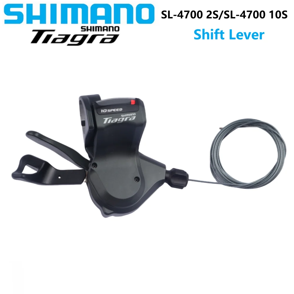 SHIMANO TIAGRA 4700 Series SL-4700 Shift Lever Flat Bar 2S/10S Finger Dial For Road Bike RAPIDFIRE PLUS Bicycle Parts Original