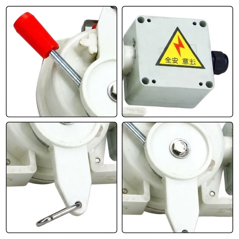 Bi Directional Pull Rope Switch With Terminal Box Aluminum Alloy IP66 Stop For Conveyor Belt Control Switch Bi