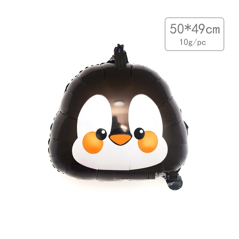 Cartoon Penguin Balloon for Children, Aluminum Film Balloon, Birthday Party Supplies, Cute Penguin