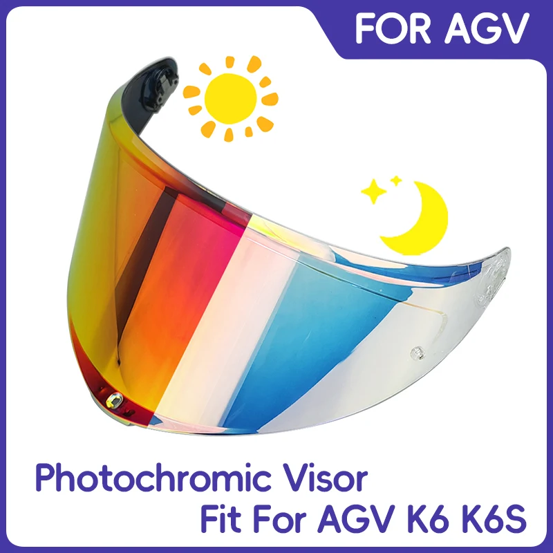 Helmet visor Motorcycle cool thing Photochromic visor For AGV K6 accesorios para motos motorcycle