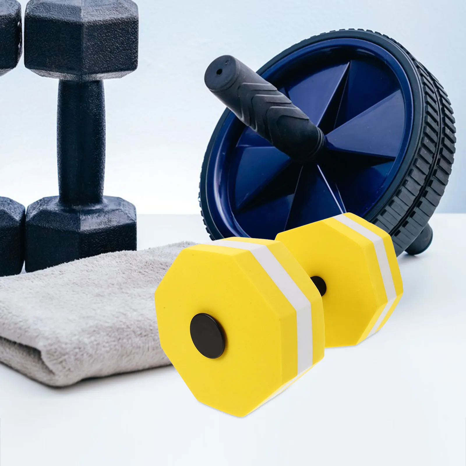 

1pcs EVA Dumbbell for Pool Exercise Yoga Dumbbell Weights Fitness Water Dumbbells For Pool Exercise Training Equipment Aquatic