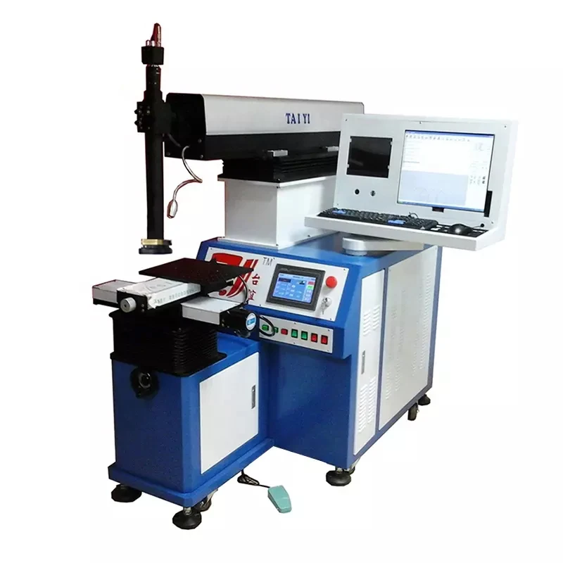 Máquina de solda a laser de molde de alta precisão, máquina de solda a laser de reparo de molde de alta eficiência