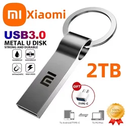 샤오미 USB 2TB OTG 금속 USB 3.0 펜 드라이브 키, 1TB C 타입 고속 전송 펜 드라이브, 미니 플래시 드라이브 메모리 스틱, 방수