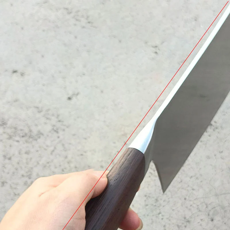 6.9 Inch Chopper Knife 9Cr18Mov Steel Blade Wenge Handle Chef Slicing Cleaver Kitchen Knife Vegetables Meat And Poultry Tools