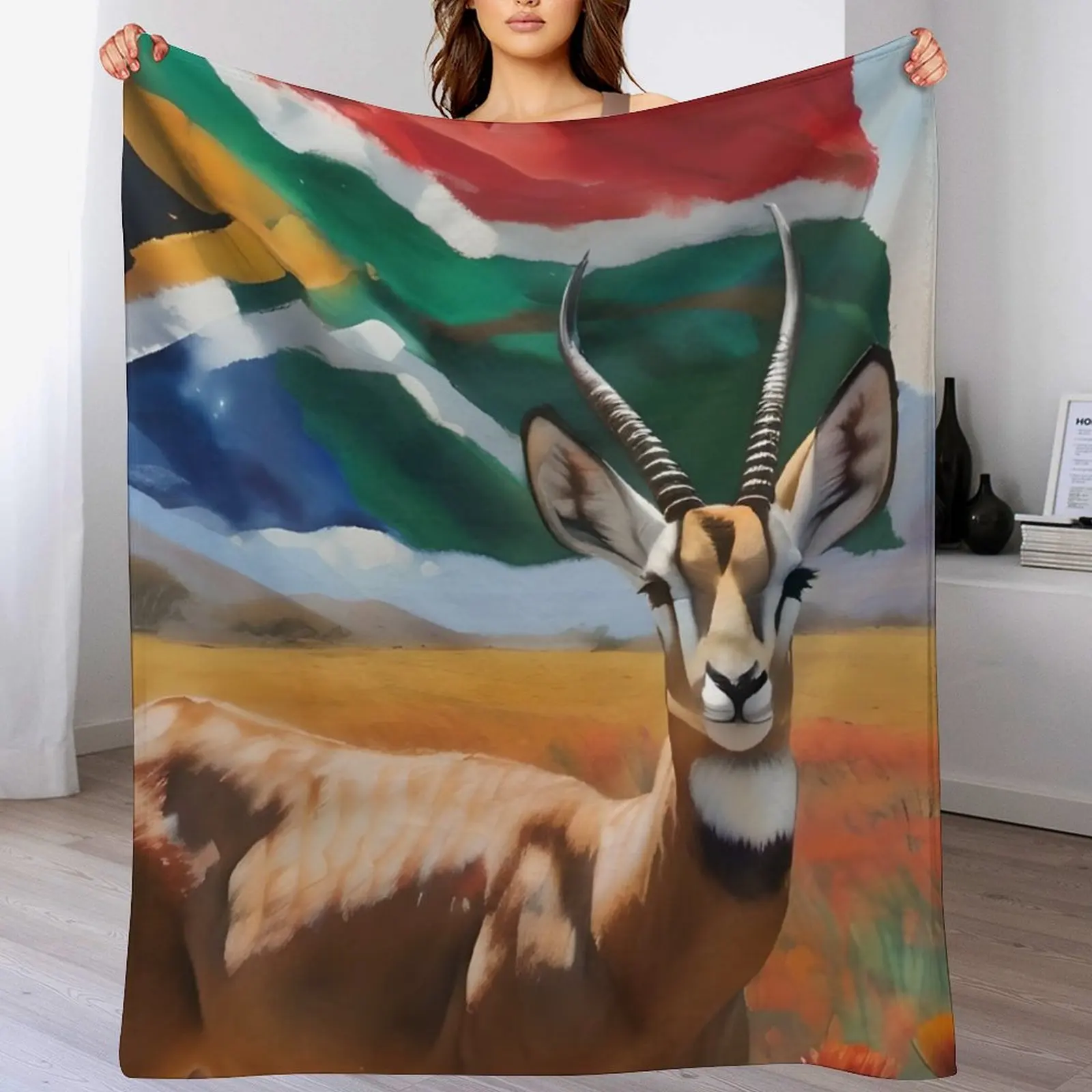 

South Africa Throw Blanket Summer Blankets For Bed Vintage Flannel Fabric Blankets