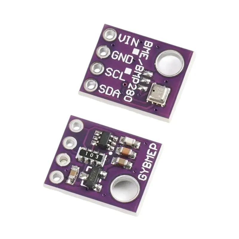 10Pcs GY-BMP280 5V Barometric Pressure Sensor Digital Module Temperature Barometric Pressure Sensor For Arduino-[No.3 Elnic]