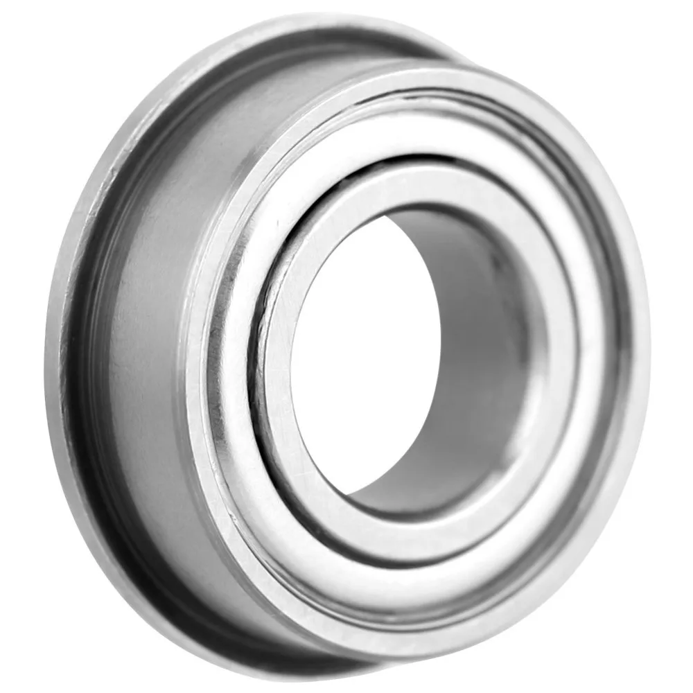 10 Pcs Durable F688-ZZ Flanged Ball Bearings Double Shielded Portable Deep Groove Metal Assemblies Power Tools