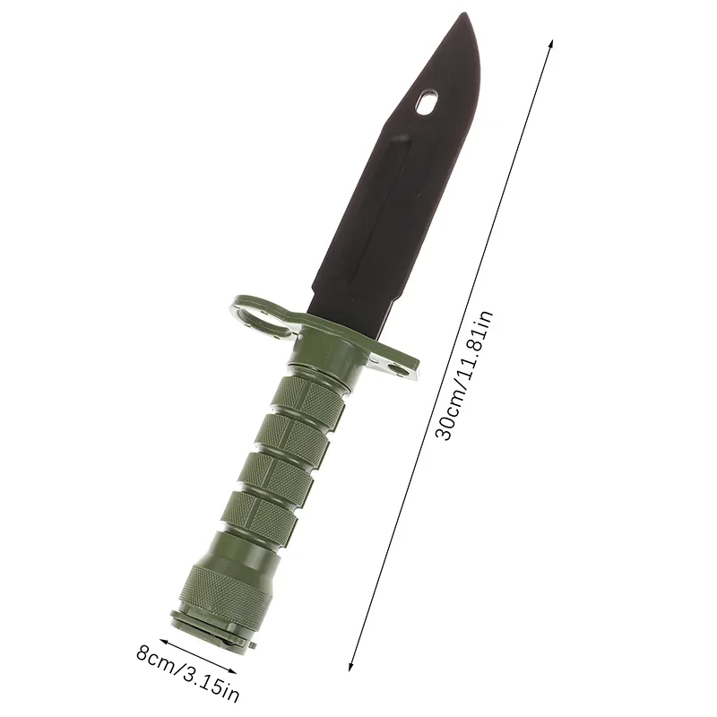 Tactical M9 Dagger Rubber Knife For Gift Model Toy Army Fan Collect CS Game