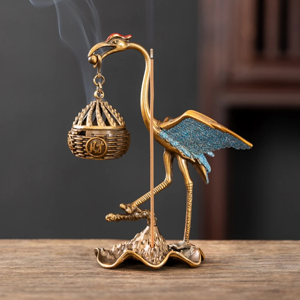 

Hanging Incense Burner Holder Stove Mini Antique Incense Burner Home Indoor Decor Incense Coils Sticks Burner Holder For Temple