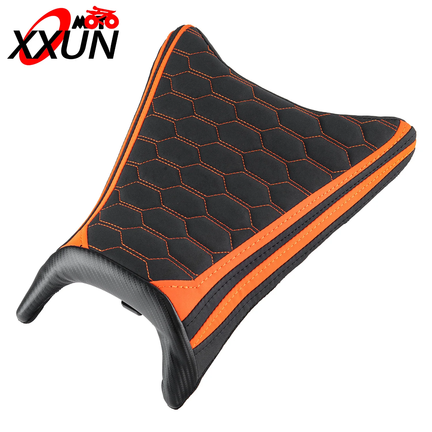 XXUN دراجة نارية الجلود سائق وسادة المقعد الأمامي بيلايون غطاء الوسادة ل M Duke 390 2024-2025 2024 2025