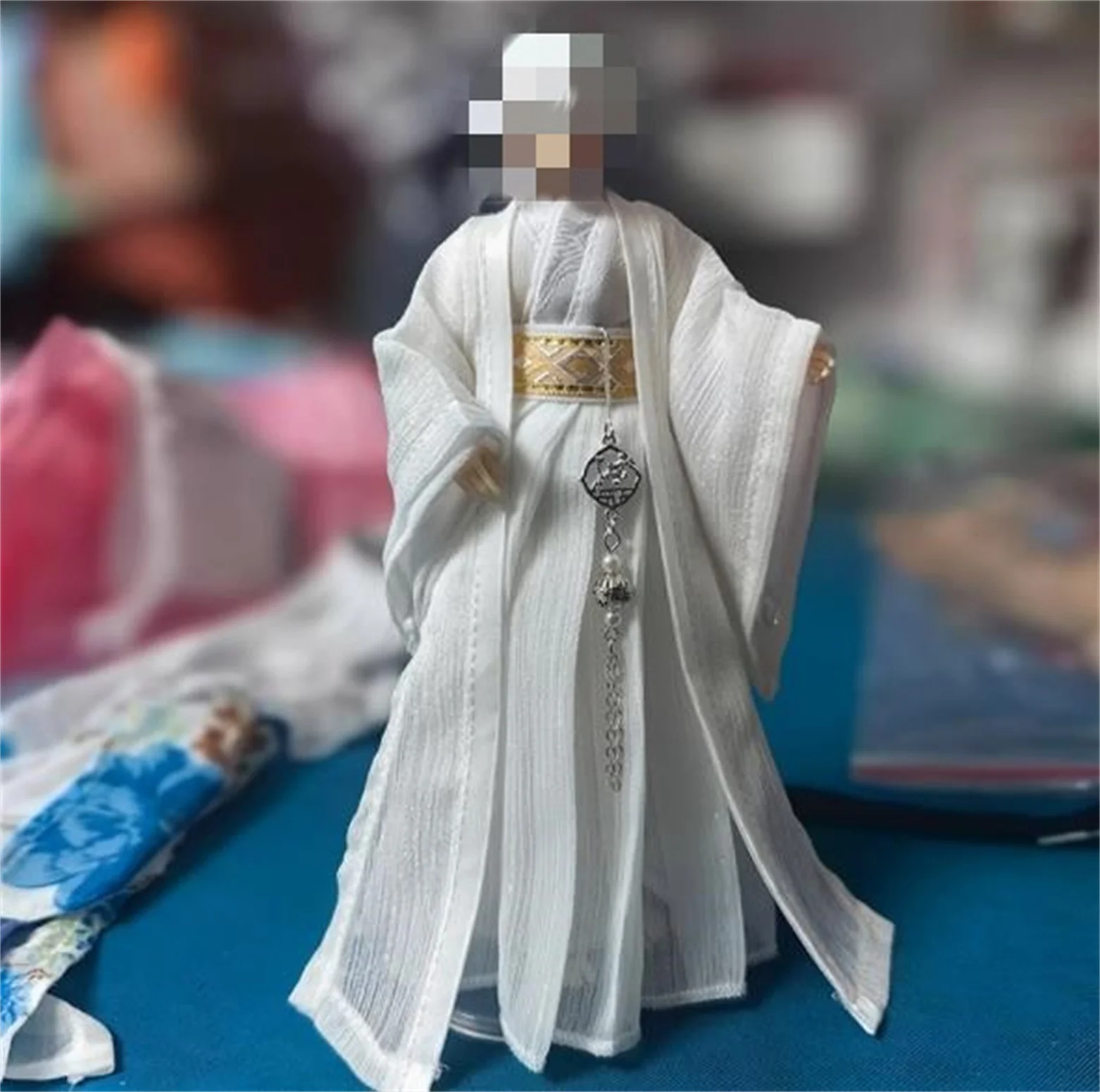 

1/6 Male Outfit Man Dress Chinese Ancient Black SUit Hanfu Robe Model Tradition Clothing Toys for 12inch Action Figure Doll