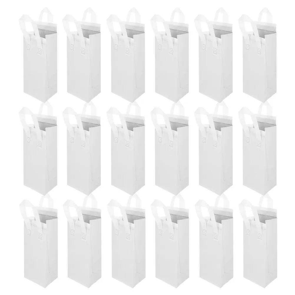 50Pcs Insulated Single Cup Carrier Bags Large Capacity Portable Thermal Takeout Bag Hot Cold Drink Packaging Food Delivery