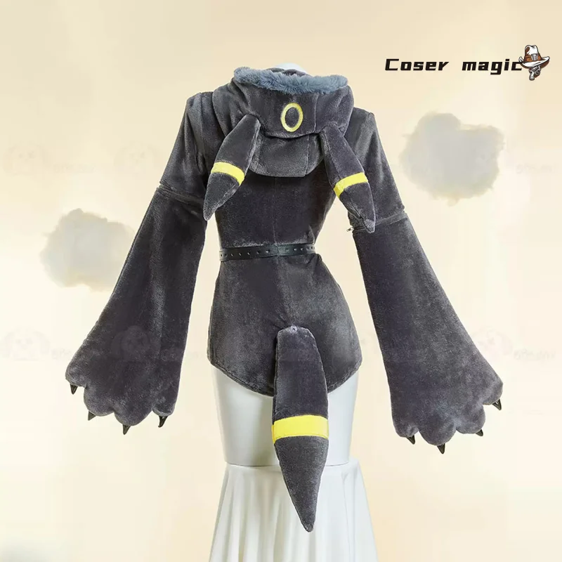 أزياء Umbreon الجديدة التأثيرية لحفلات الهالوين وأعياد الميلاد وحفلات لعب الأدوار العصرية اليومية