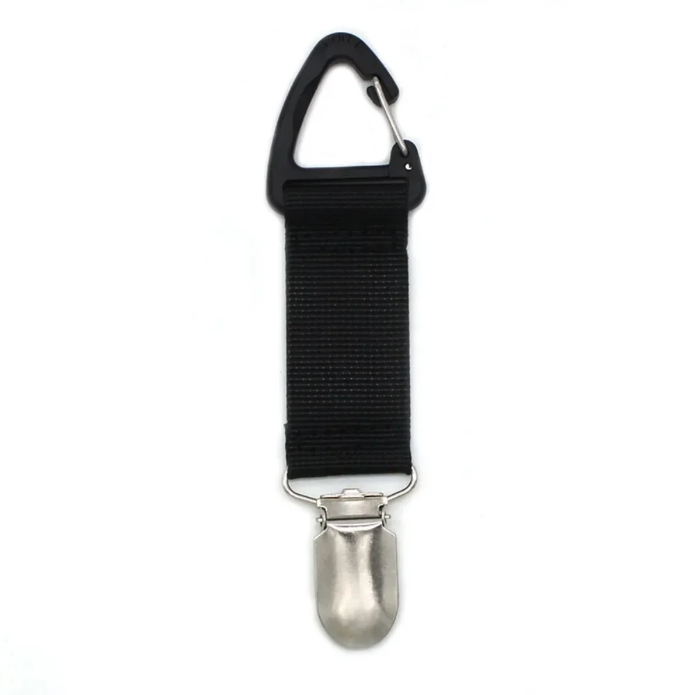 Elastischer Hutclip mit Reißverschluss zur Aufbewahrung, kann an Handtasche, Rucksack oder Gepäck befestigt werden, Outdoor-Camping- und Strandzubehör für Erwachsene – Detail 3