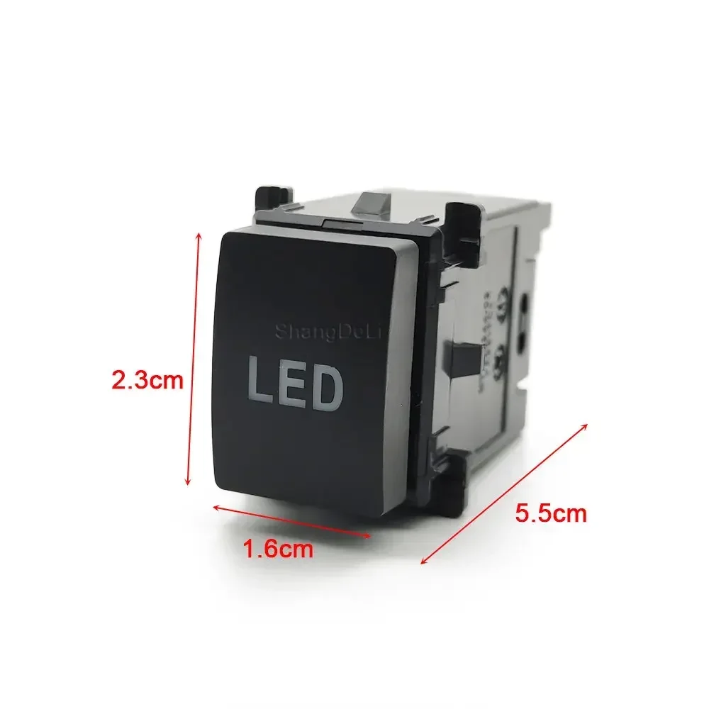 For Subaru Forester (SK) 2019 2020 2021 Car LED Light Switch Push Button Refitted Switch Car Accessories