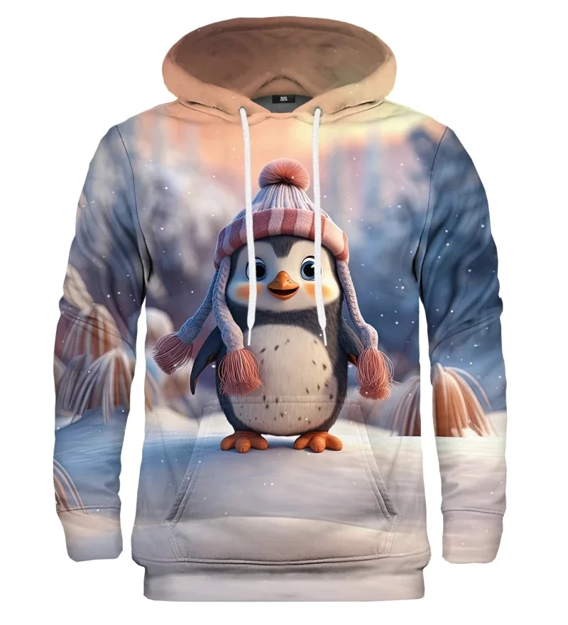 Funny Animals Pattern Hoodies Fashion Casual Long Sleeve Cartoon Animals 3D Printed Sweatshirt Casual Loose Mens Kids Pullovers