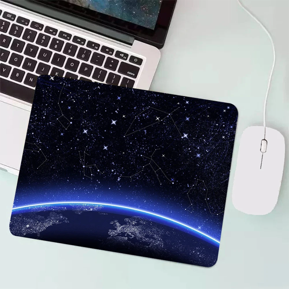 Night Sky Galaxy Small Gaming Mouse Pad PC Gamer Keyboard Mousepad XXL Computer Mouse Mat Laptop Carpet Anime Mause pad Desk Mat