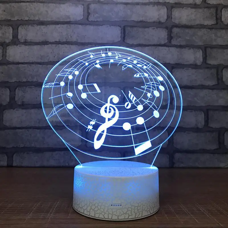 Trade Source Note 3d Lamp Novelty Light-emitting Led  Creative Products Gift Nightlight  Novelty Usb Led Kids Room Light