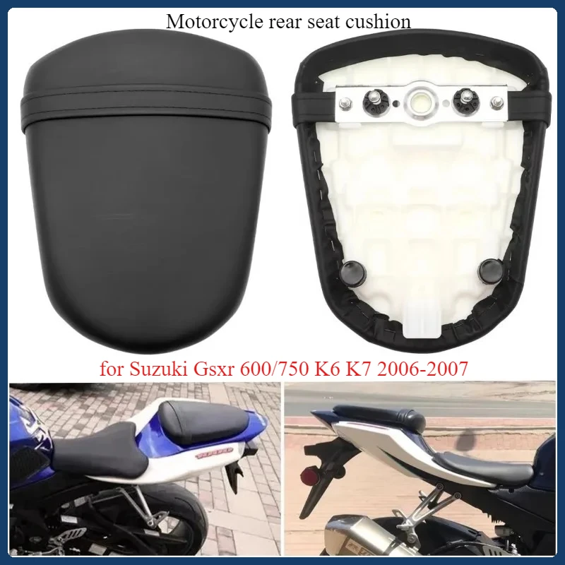 

Аксессуары для мотоциклов: задняя подушка для пассажира, сиденье для Suzuki GSXR600 GSXR750 GSXR 600 750 K6 K7 2006 2007