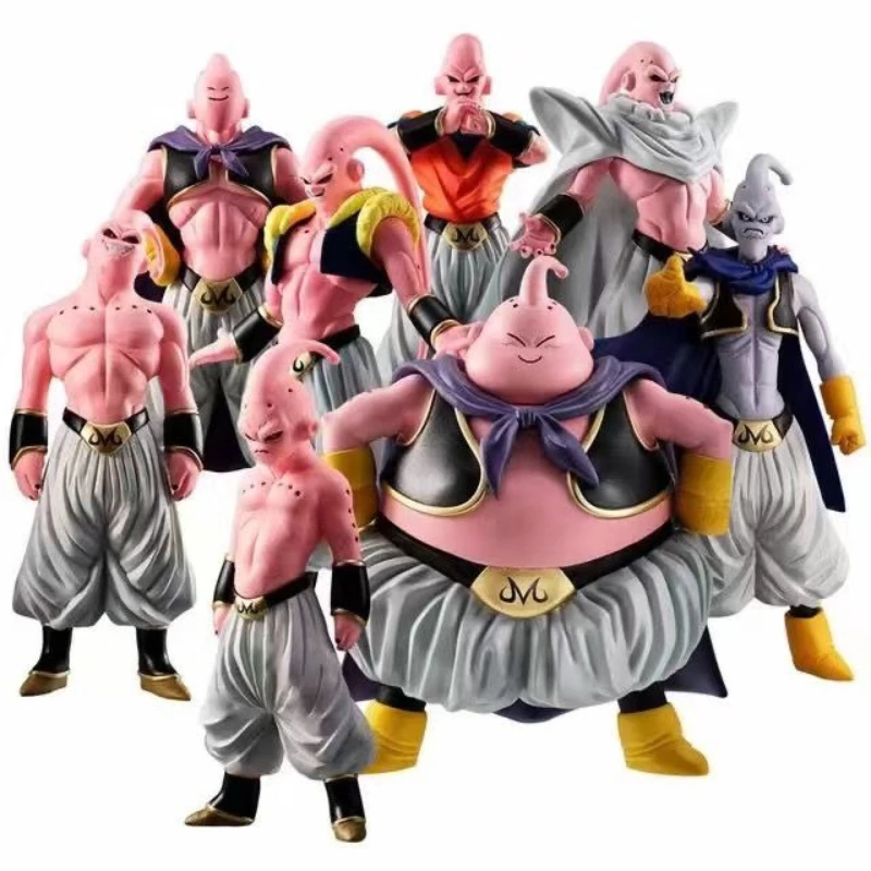 Dragon Ball Majin Buu Cartoon Cute Figure Model Kawaii 2D Mini Figure Toy Desktop Ornament Toy Animation Peripheral Wholesale view 3