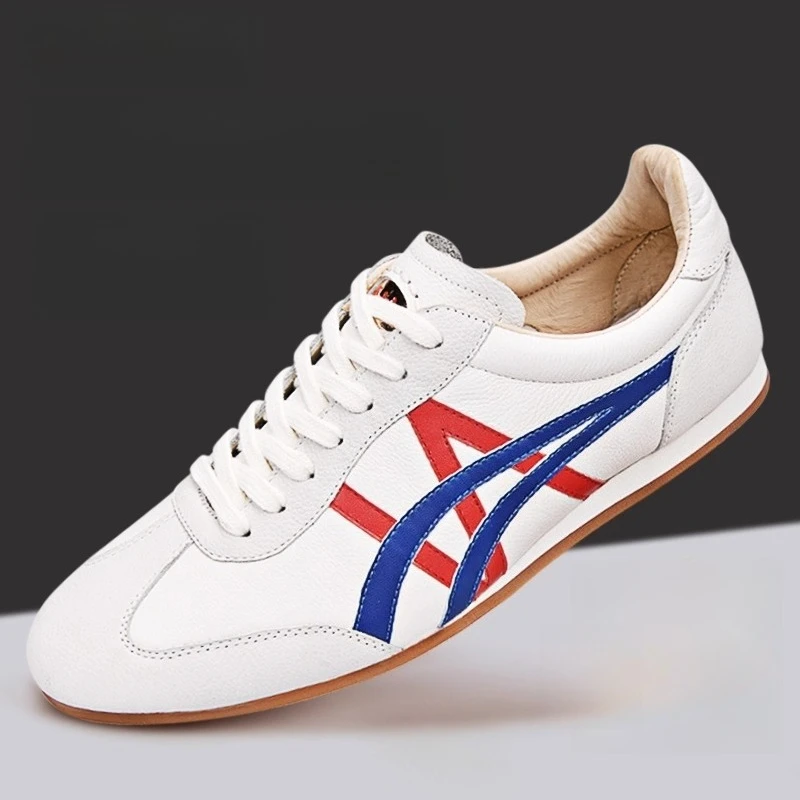 

Genuine Cowhide Leather Tai Chi Shoes for Kung Fu Wushu Martial Arts Soft Flexible Sole Light weight Men Women Footwear