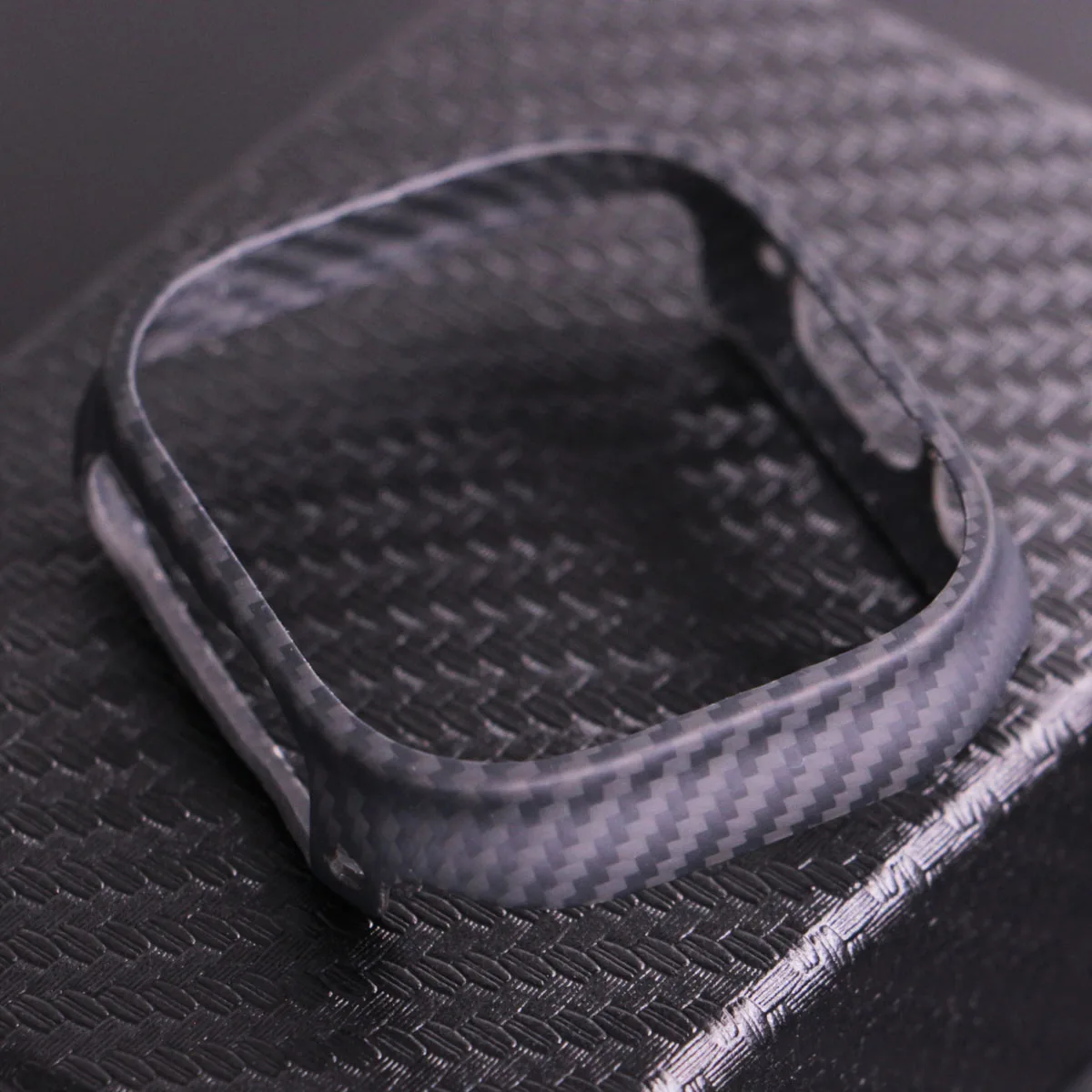 Kevlar carbon fibre Thin Case For Apple Watch Ultra 49mm Aramid Fiber Cover for iWatch 8 7 45MM Protective Cover