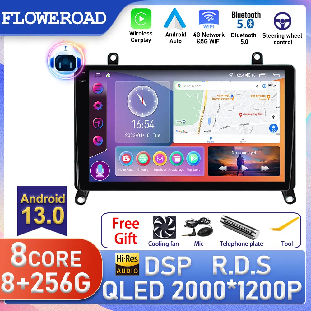 Android For Toyota Hiace H300 VI 6 GranAce I 1 2019 - 2022 Car Radio Multimedia Video Player Navigation GPS No 2din 2 din dvd