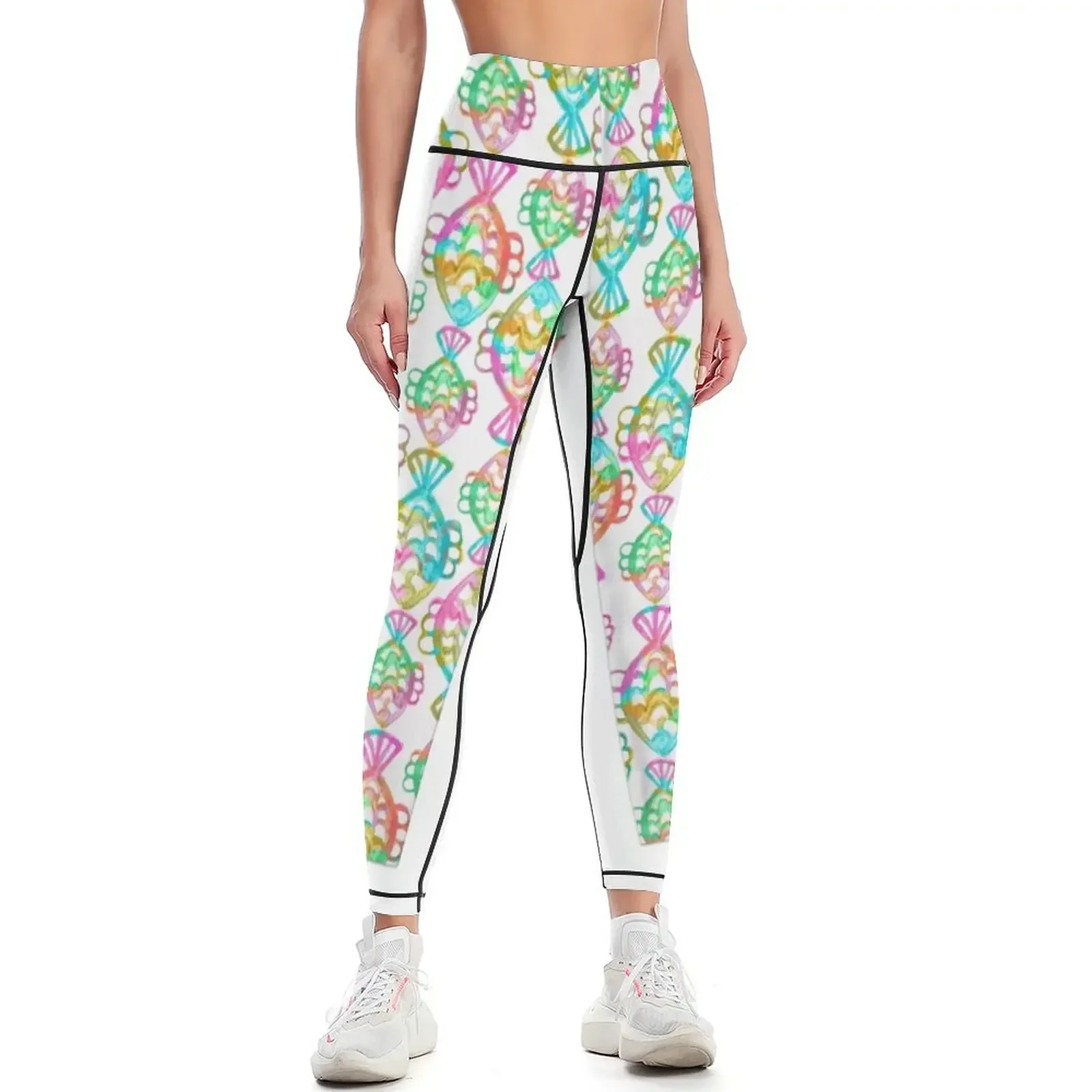 

Fun Fish Leggings sporty woman push up sport set Tight fitting woman sports woman gym Womens Leggings