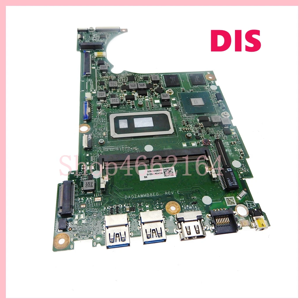 Imagem -05 - Placa-mãe Portátil para Acer Da0zawmb8e0 i3 i5 I78th Gen Cpu 4gb de Ram Mx230 Mx250 Gpu Mainboard A51554 A315-55g A315-57