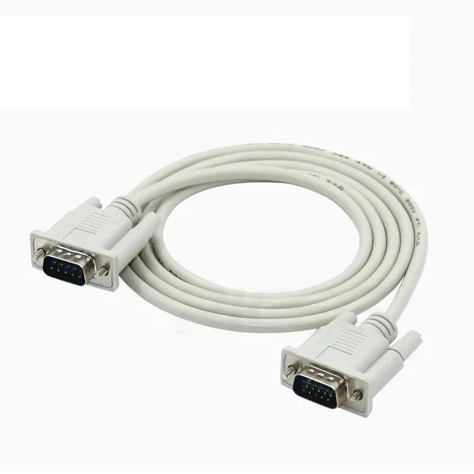 Db9 9 Pin Man Naar Vga 15 Pin Mannelijke Adapter Kabel Voor Auto Video Adapter Kabel Computer Seriële Poort Com Transmissie