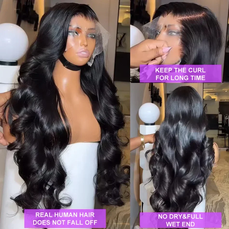 Glueless Wig Human Hair Ready To Wear Body Wave 13x4 Lace Front 6x4 Closure Wig Preplucked Melt Skins Pre Bleached Knots Vrvogue