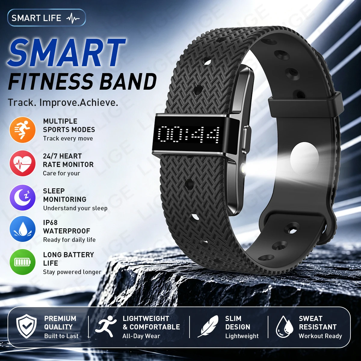 Smartwatch Watches Price - LIGE Neue Smartwatch Herzfrequenz Blutsauerstoff Tiefschlaf